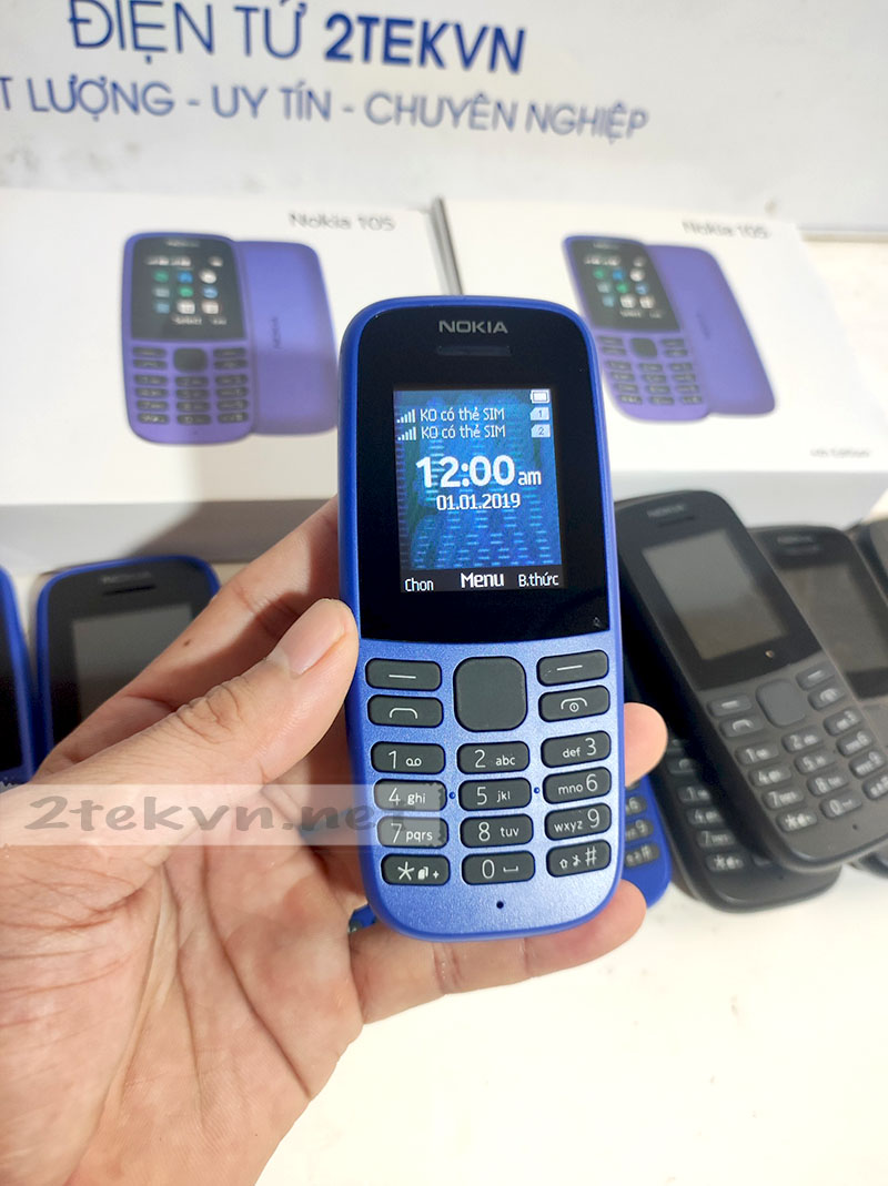 Nokia 105 (2019) sử dụng bàn phím T9 quen thuộc, dễ sử dụng