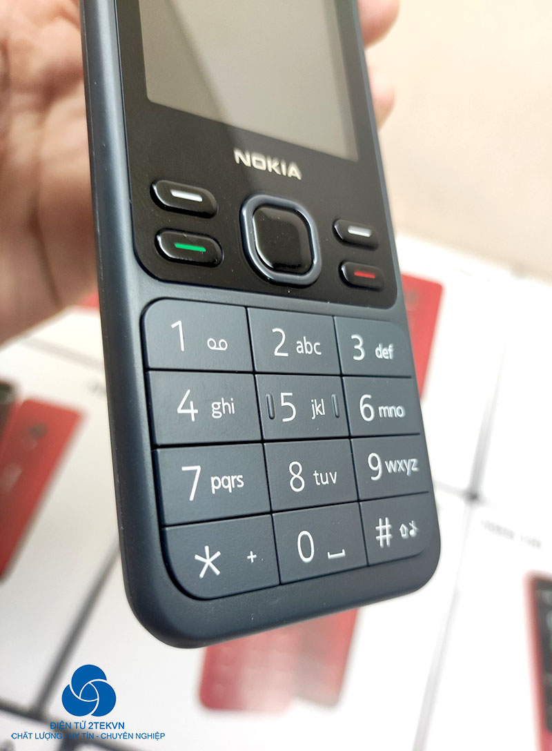 Bàn phím của Nokia 150 (2020) được thiết kế với các phím bấm lớn, dễ dàng để thao tác